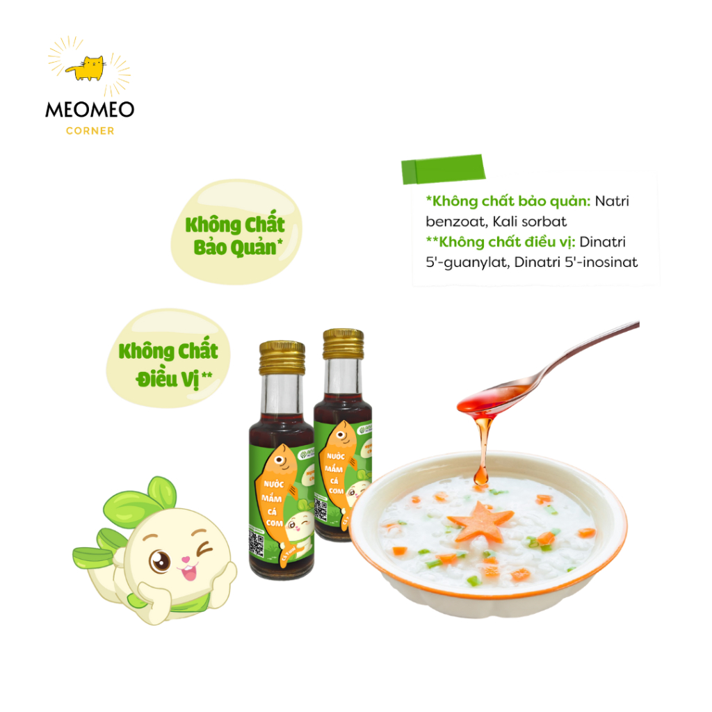 Nước Mắm Cá Cơm Anpaso An Toàn Cho Bé 120ml