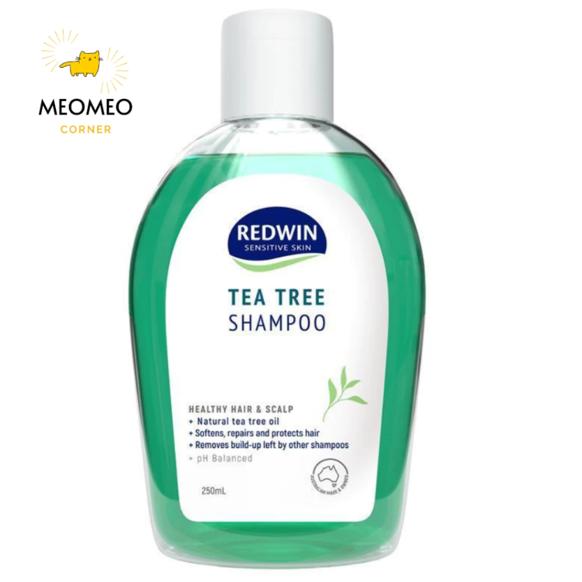 Dầu gội giảm gàu, nấm, giảm nhờn Redwin Coal Tar / Tea tree của Úc