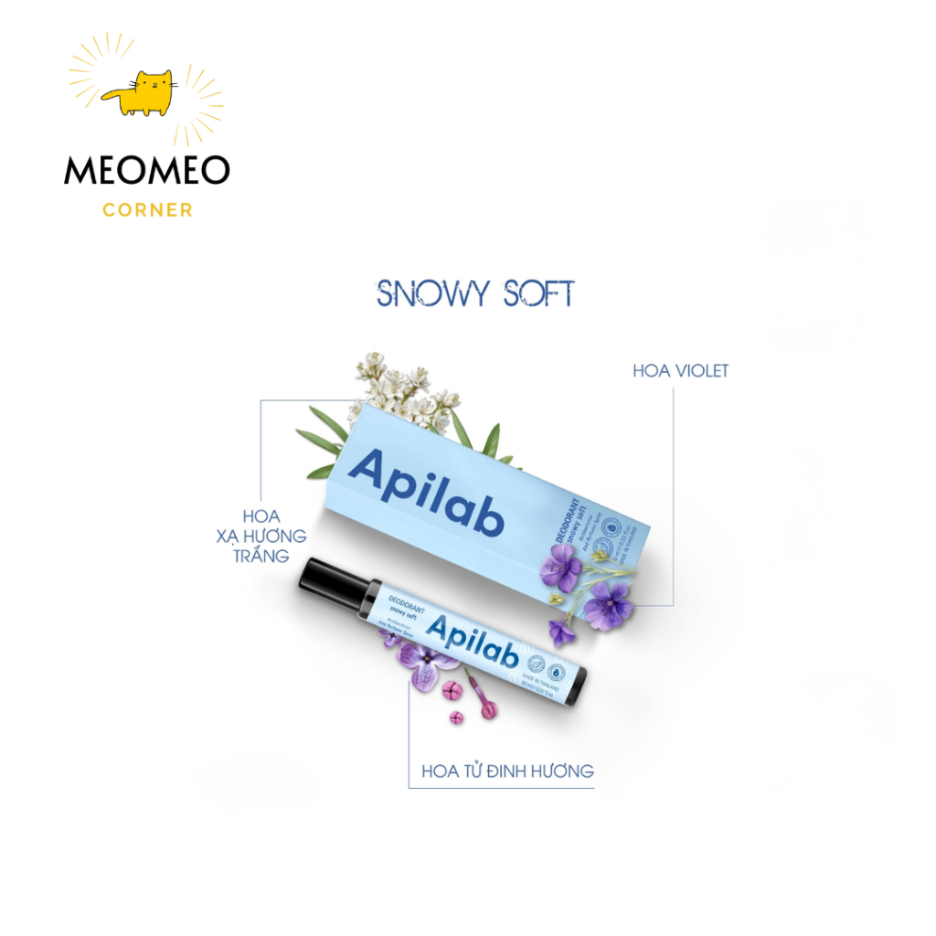 Xịt Khử Mùi Thơm Quần Áo Em Bé Apilab Deodorant 10ml
