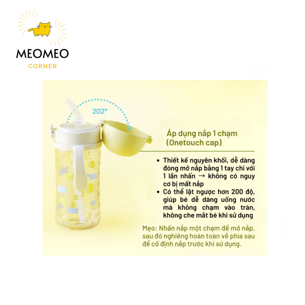 Nắp Thay Thế Bình Tập Uống,Bình Uống Nước Greenfinger Bebegrow green finger