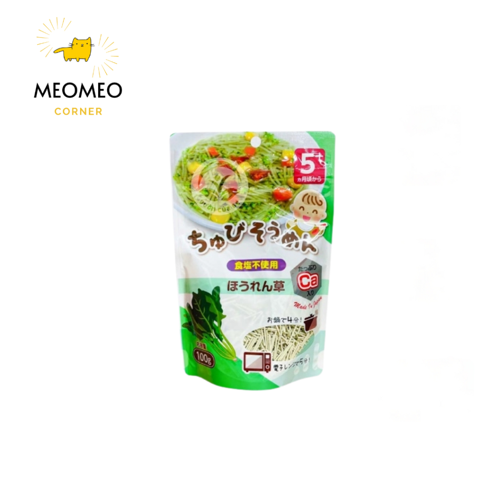 Mì Somen Tách Muối Bổ Sung Canxi ChuBi Nhật Bản cho bé 100gr