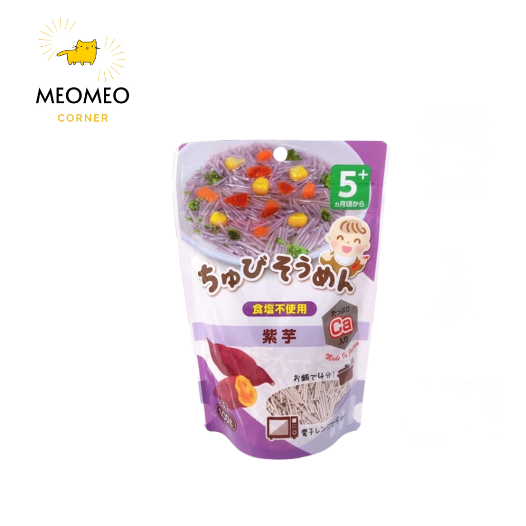 Mì Somen Tách Muối Bổ Sung Canxi ChuBi Nhật Bản cho bé 100gr