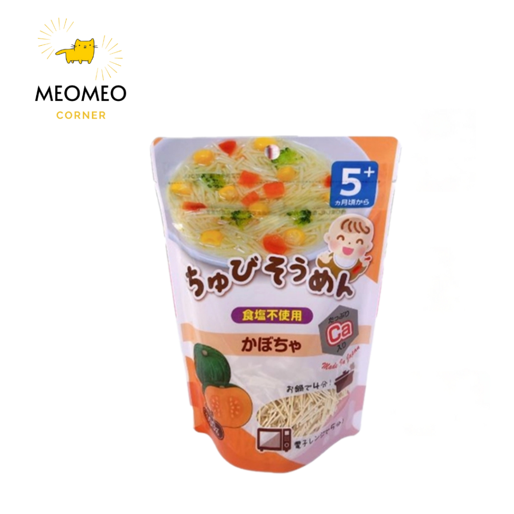Mì Somen Tách Muối Bổ Sung Canxi ChuBi Nhật Bản cho bé 100gr