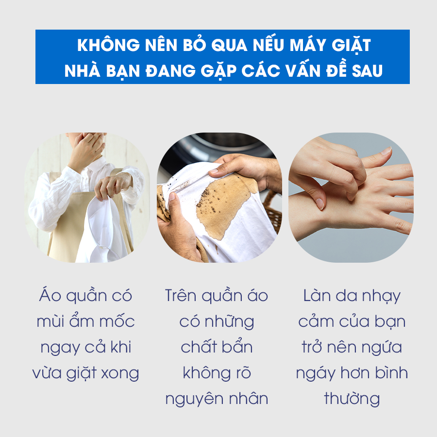 Bột Tẩy Rửa Lồng Máy Giặt An Toàn Oxygen Atono2 Cho Mọi Loại Máy Giặt (150g*4 gói)