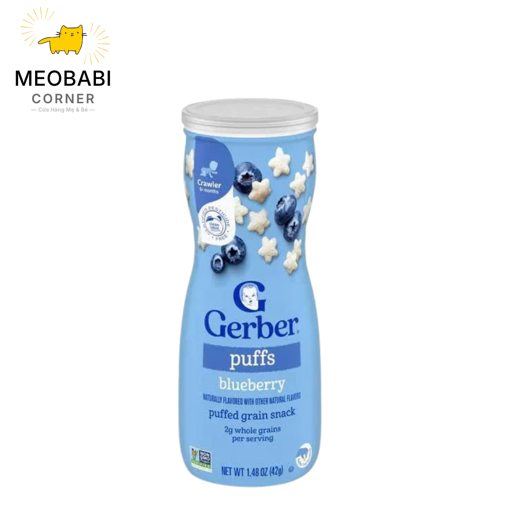 Bánh ăn dặm Gerber Puffs cho bé từ 8 tháng 42g