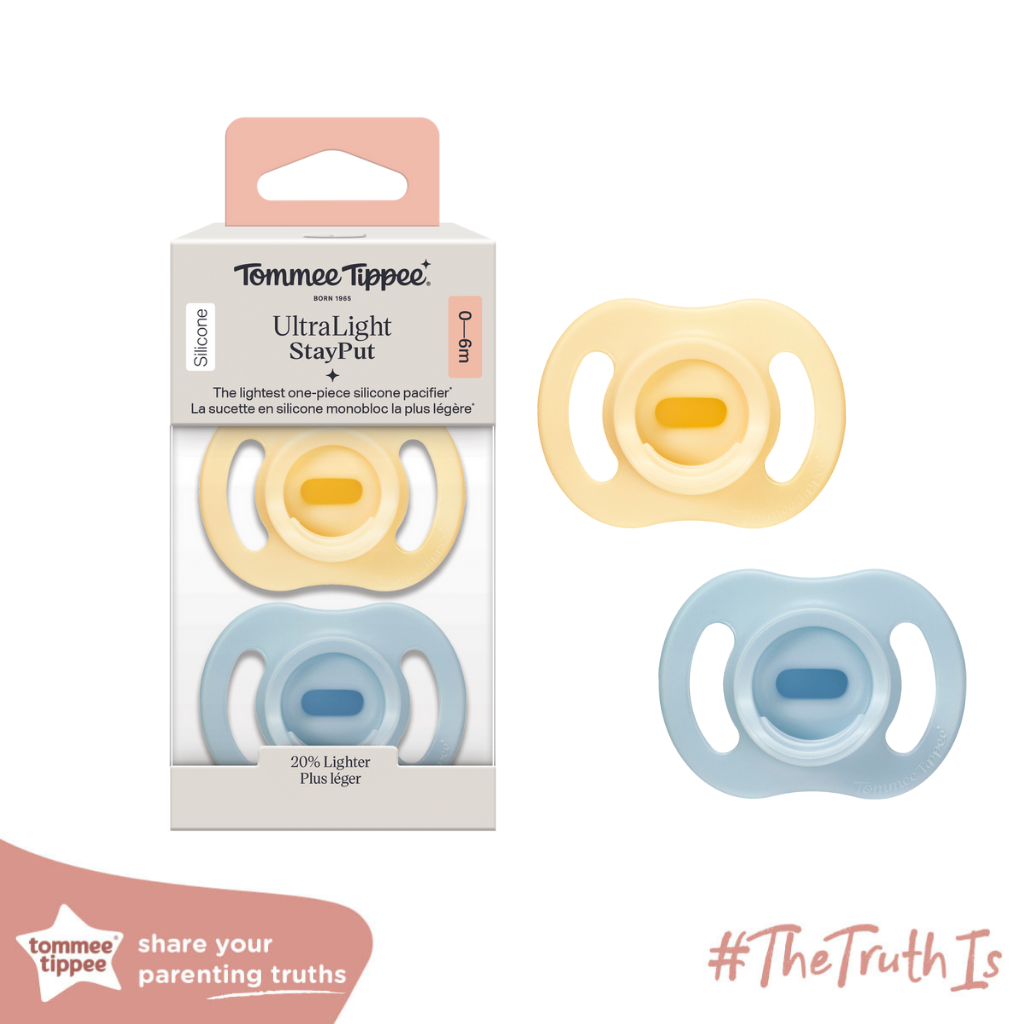 Ty Ngậm Silicon Siêu Nhẹ Cho Bé Tommee Tippee Ultra Light