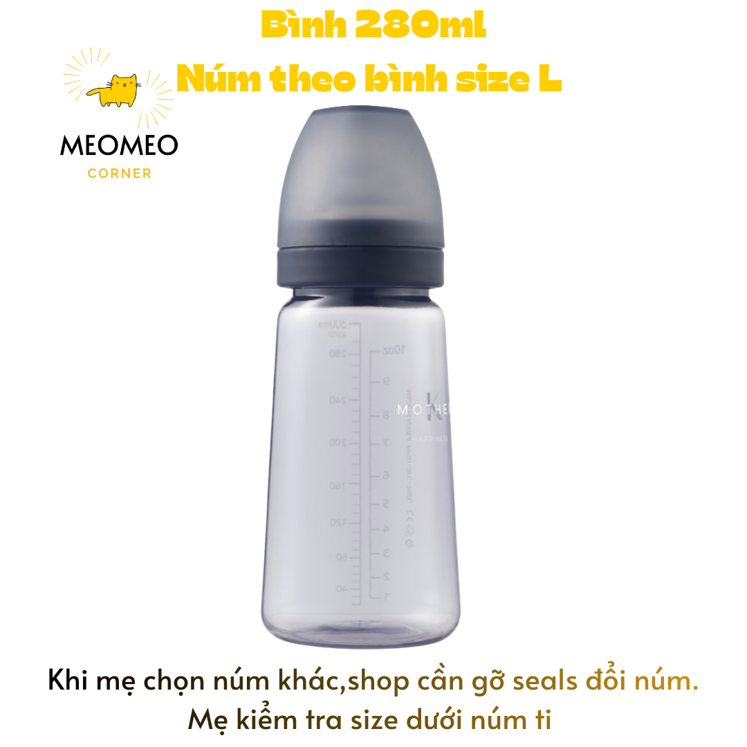 Bình Sữa PPSU Hàn Quốc MOTHER-K 180ml & 280ml