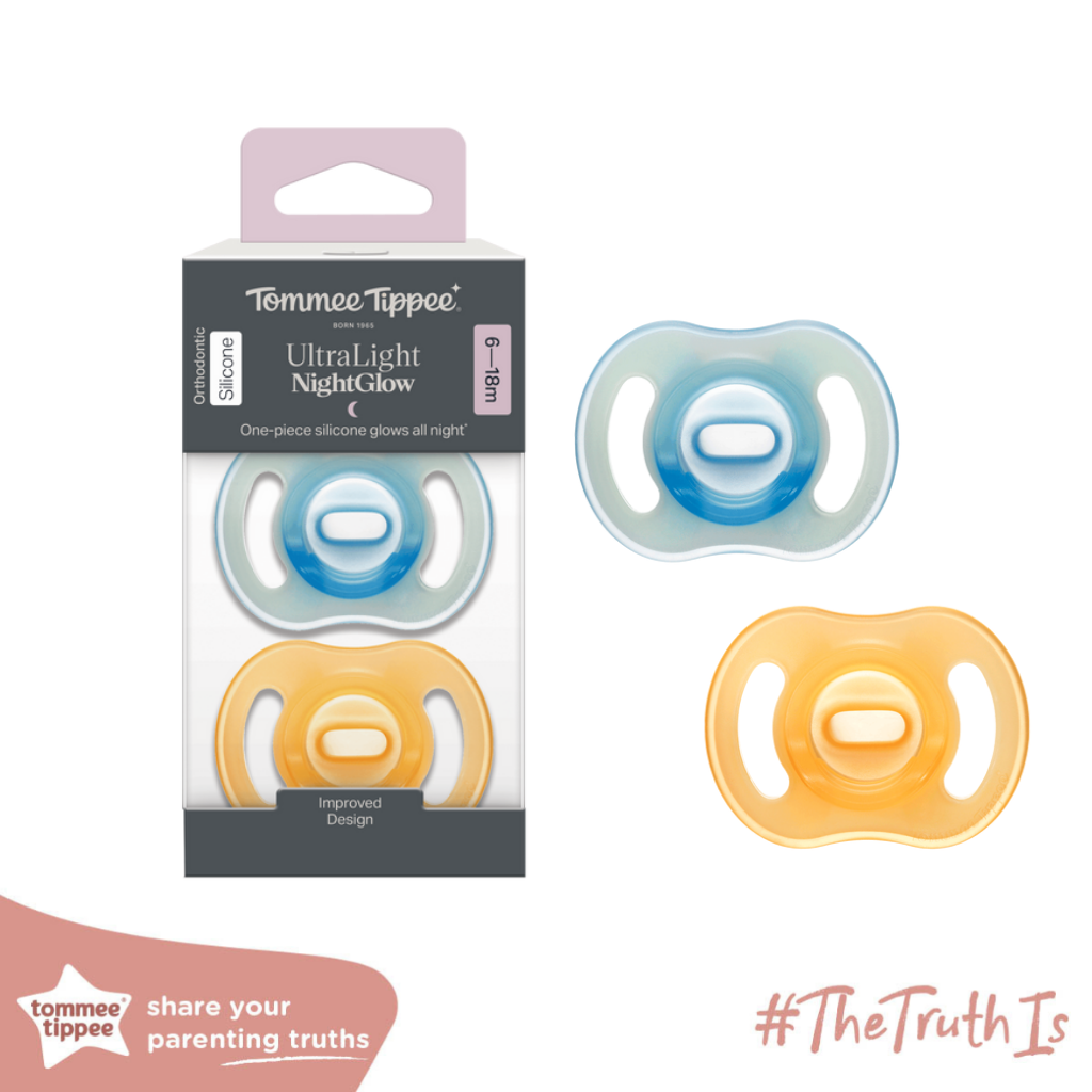 Ty Ngậm Silicon Siêu Nhẹ Cho Bé Tommee Tippee Ultra Light