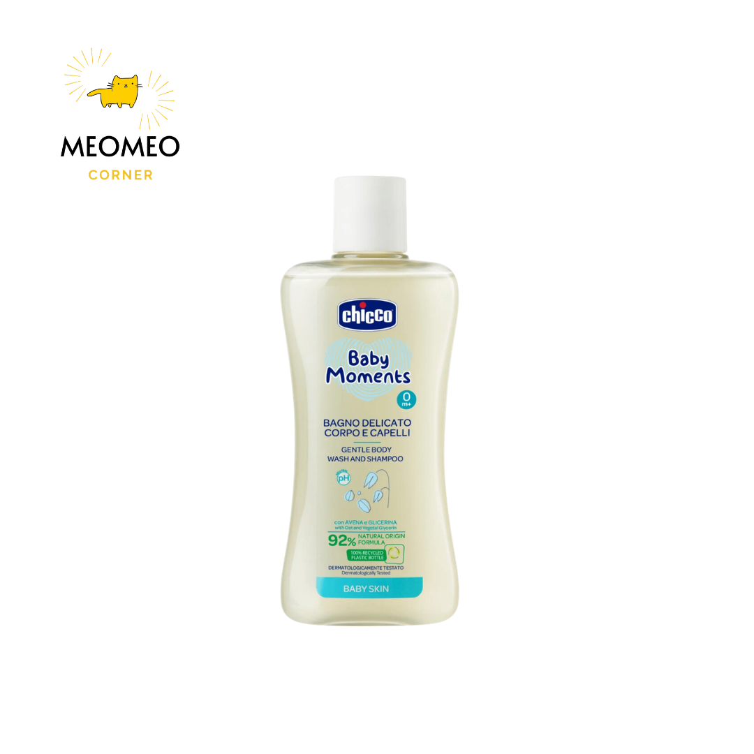 Sữa tắm gội chiết xuất Yến mạch Chicco 0M+