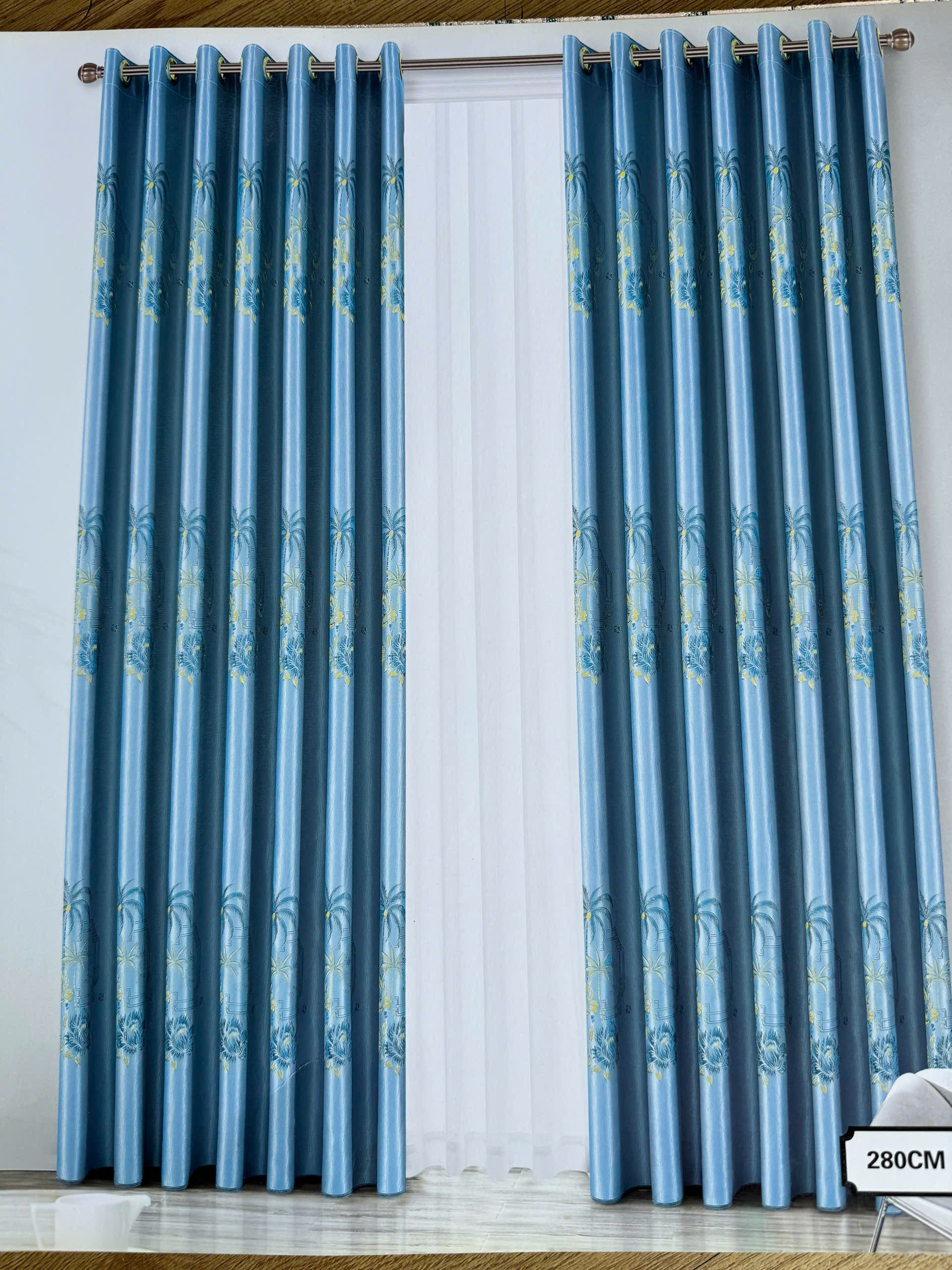 Rèm Vải Hoa Văn Cao Cấp