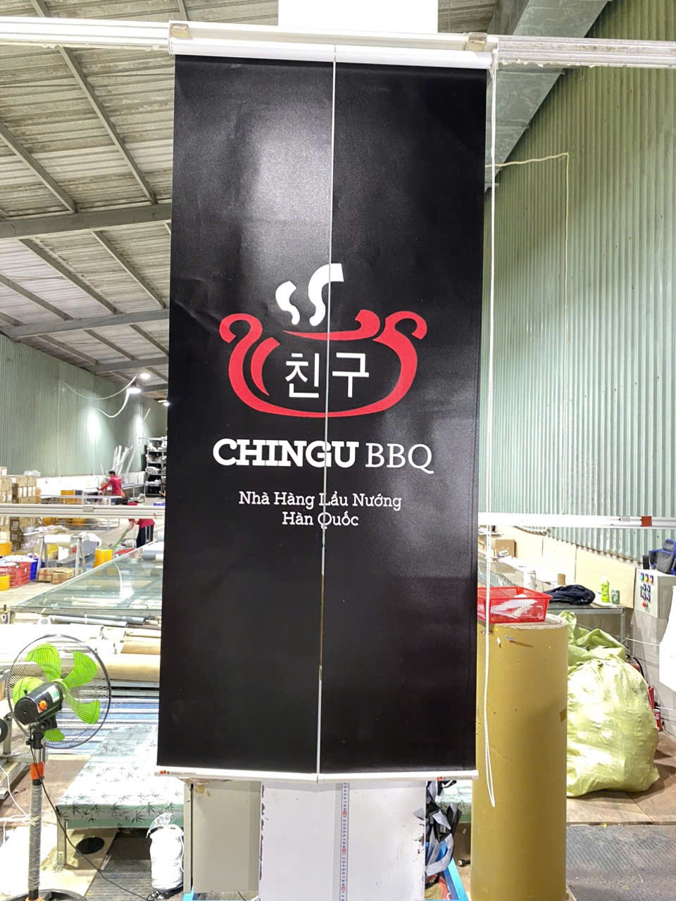 Rèm Cuốn In Tranh + In Logo