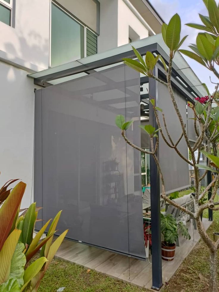 Rèm Cuốn Dây Cáp Ngoài Trời