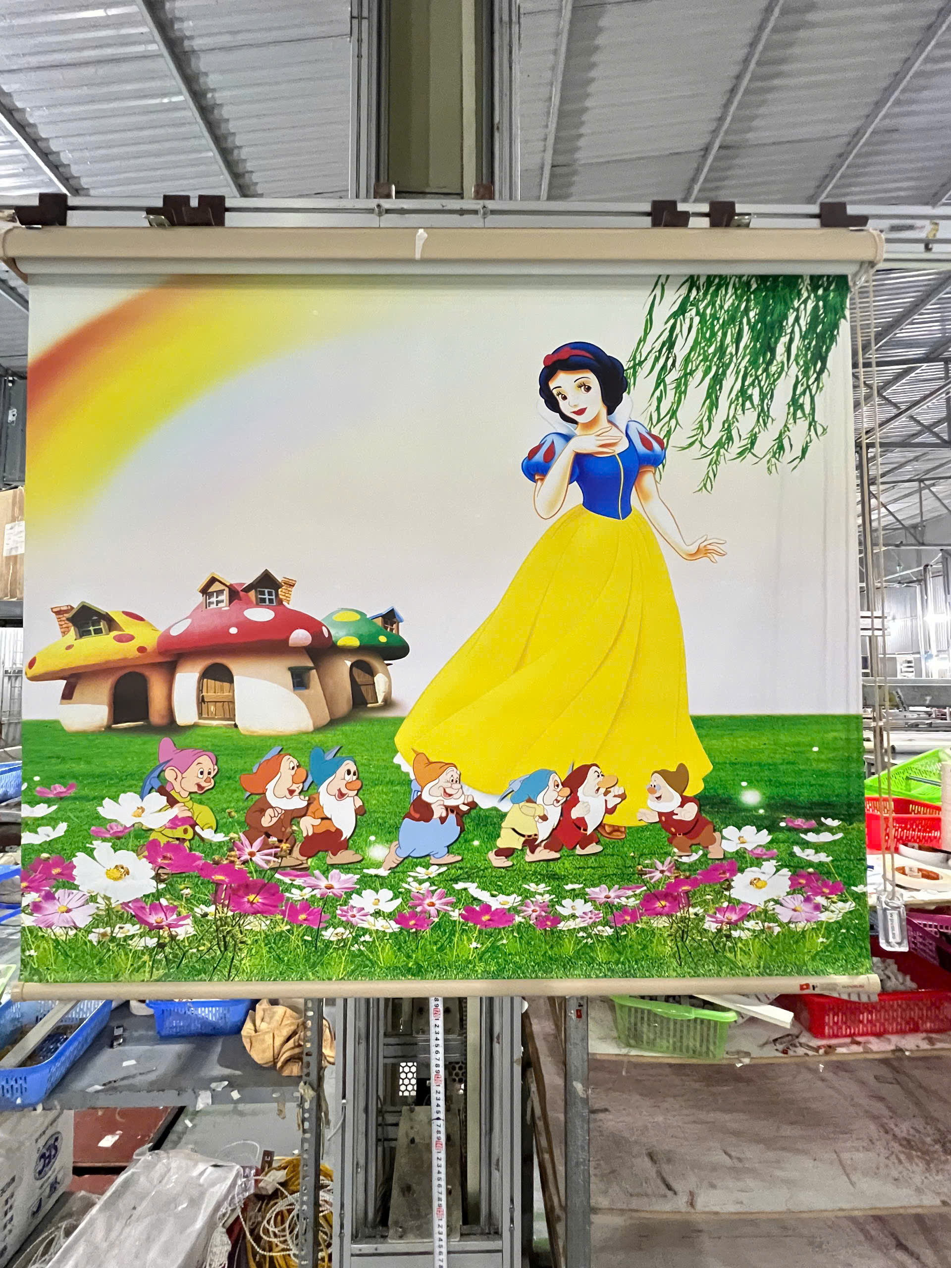 Rèm Cuốn In Tranh + In Logo