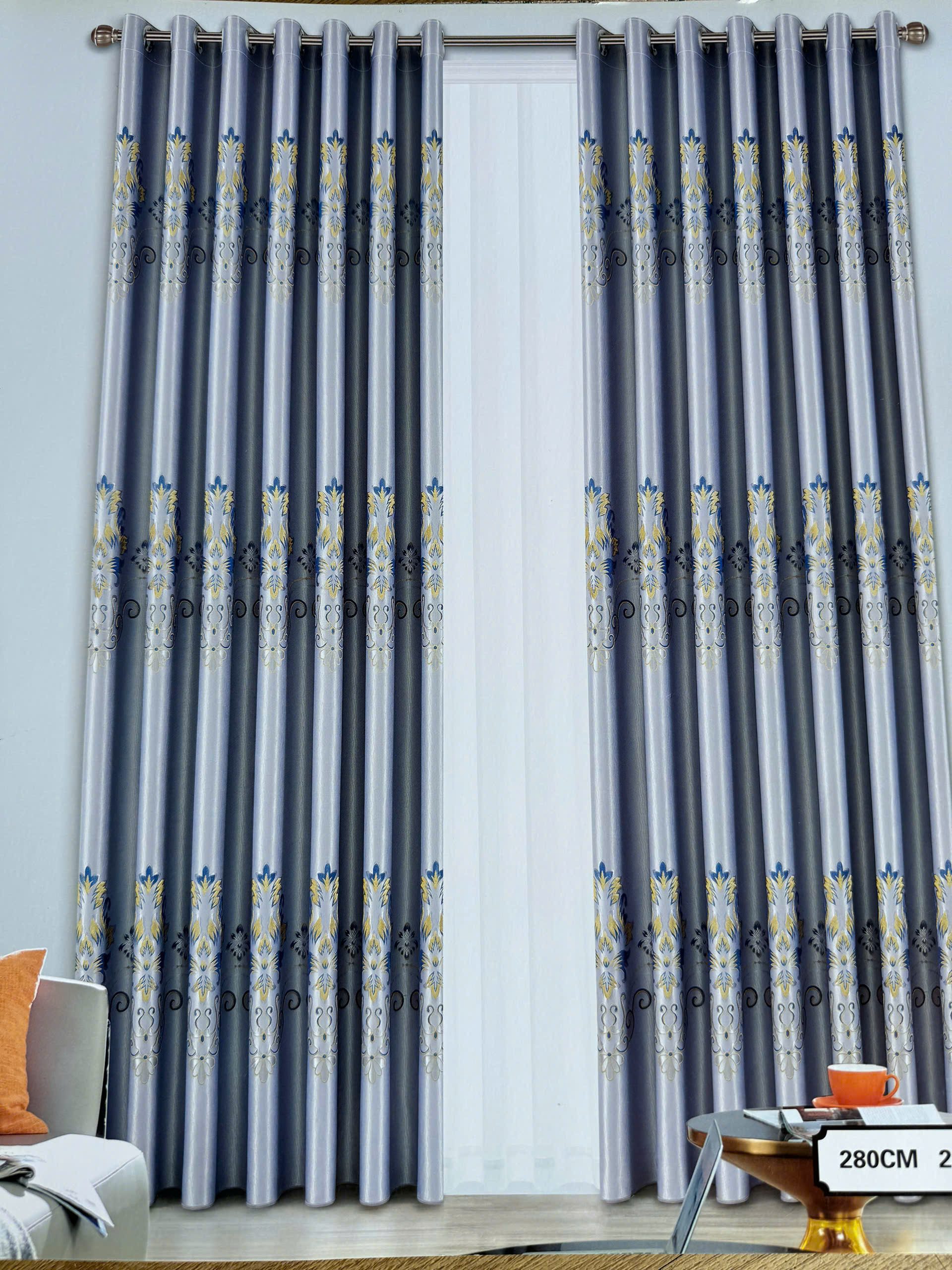 Rèm Vải Hoa Văn Cao Cấp