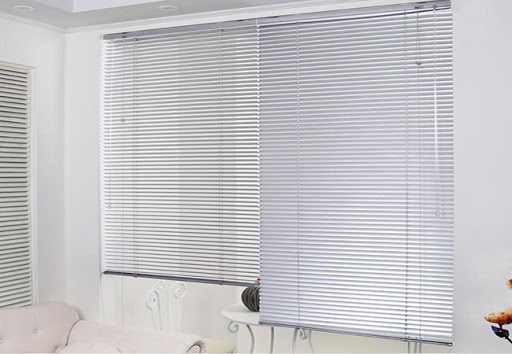 Rèm Sáo Nhôm Màu Trắng