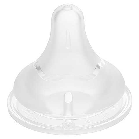 QT Bộ 2 núm ti Pigeon siêu mềm Plus WN3 cổ rộng