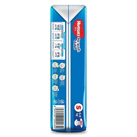 Bỉm - Tã dán Huggies Size S80 miếng