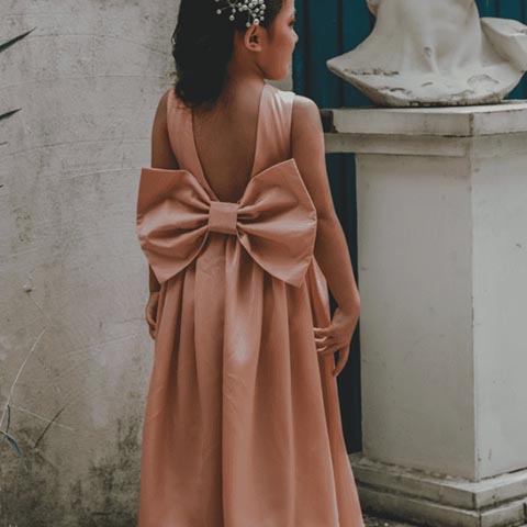 Set đầm dạ hội cho bé gái
