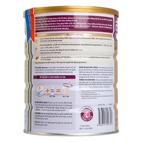 Sữa Glucerna Vani 800g cho người mắc bệnh đái tháo đường