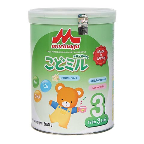 Sữa Morinaga số 3 Hương Vani 850g cho bé trên 3Y