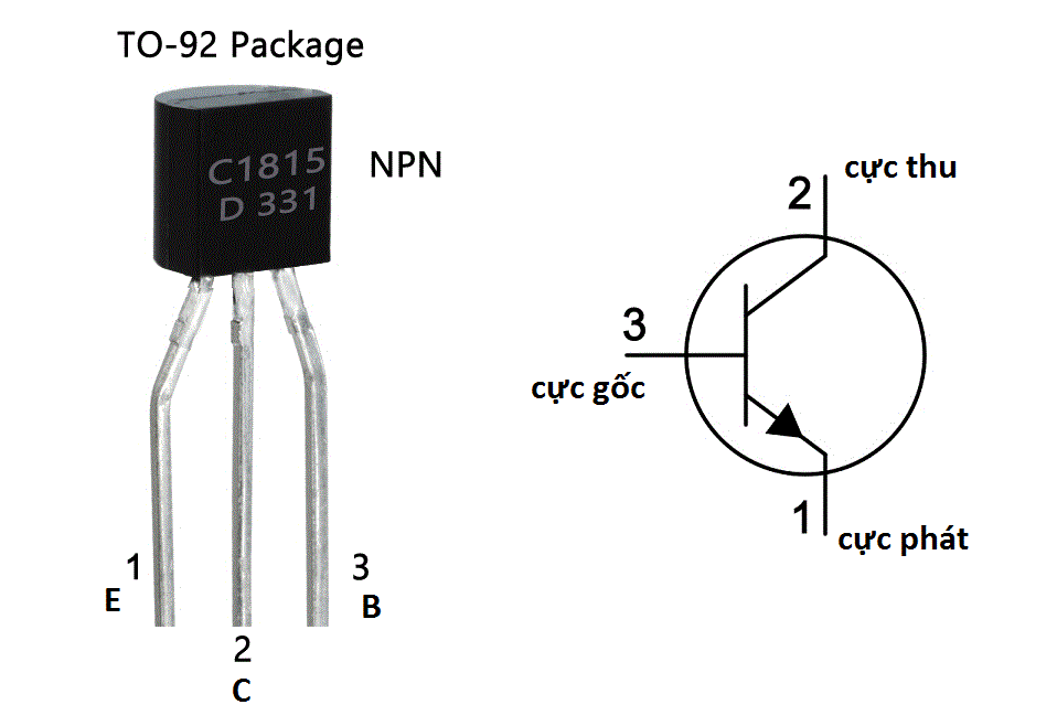 Transistor NPN C1815 TO-92