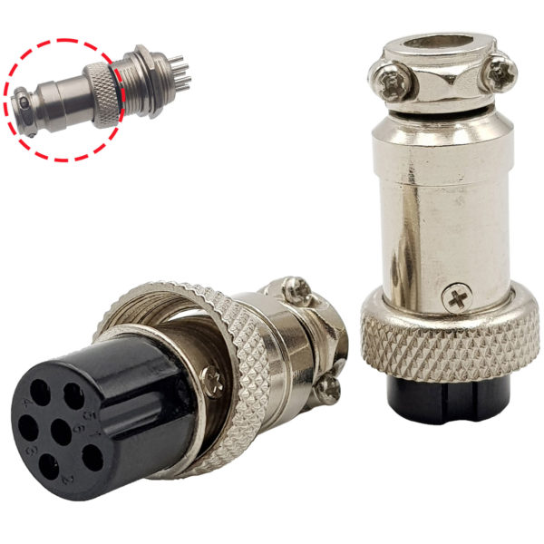 GX16 Bộ Đầu Nối Tròn Đực-Cái