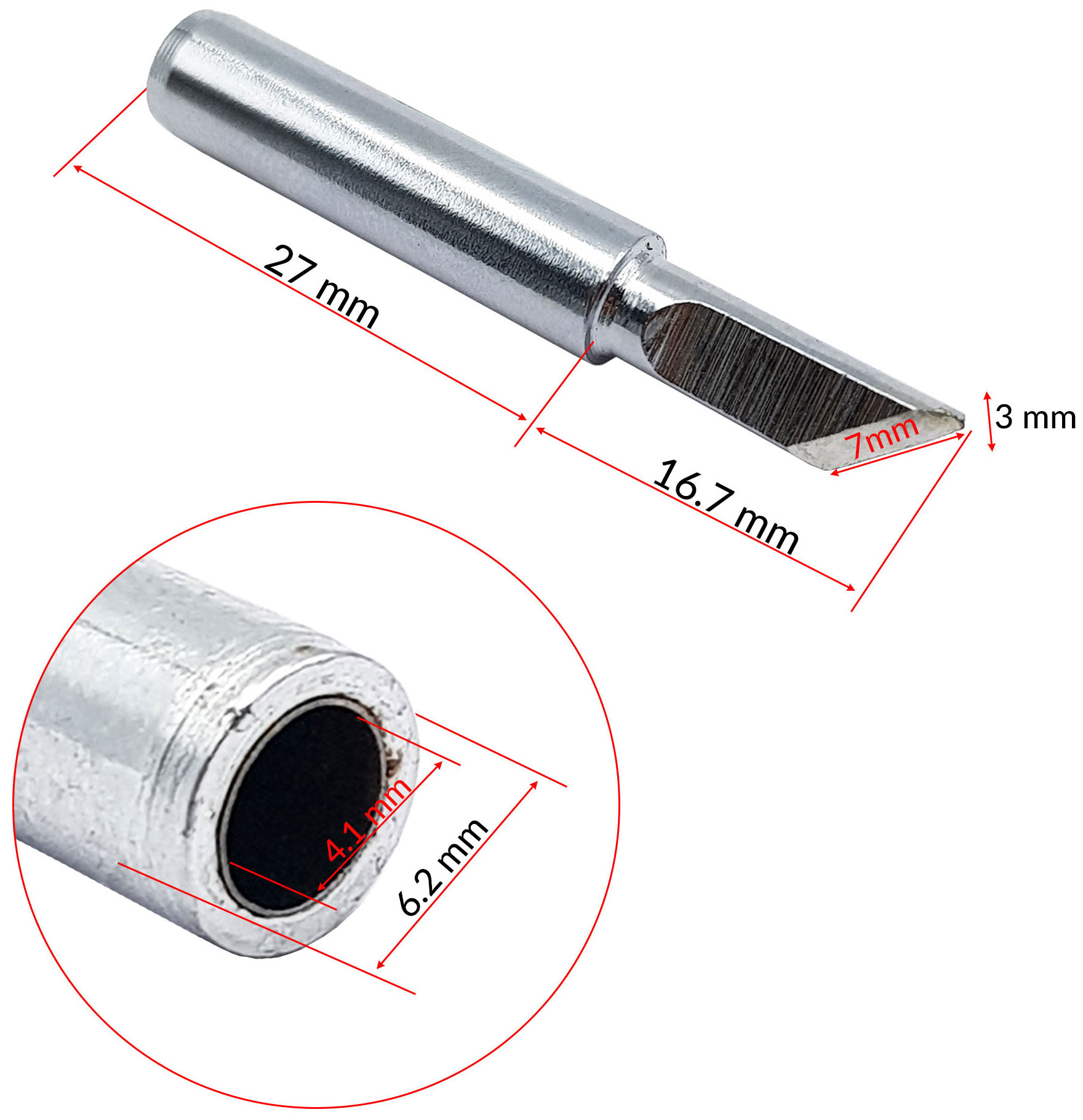 Đầu mũi hàn 936 đầu dao