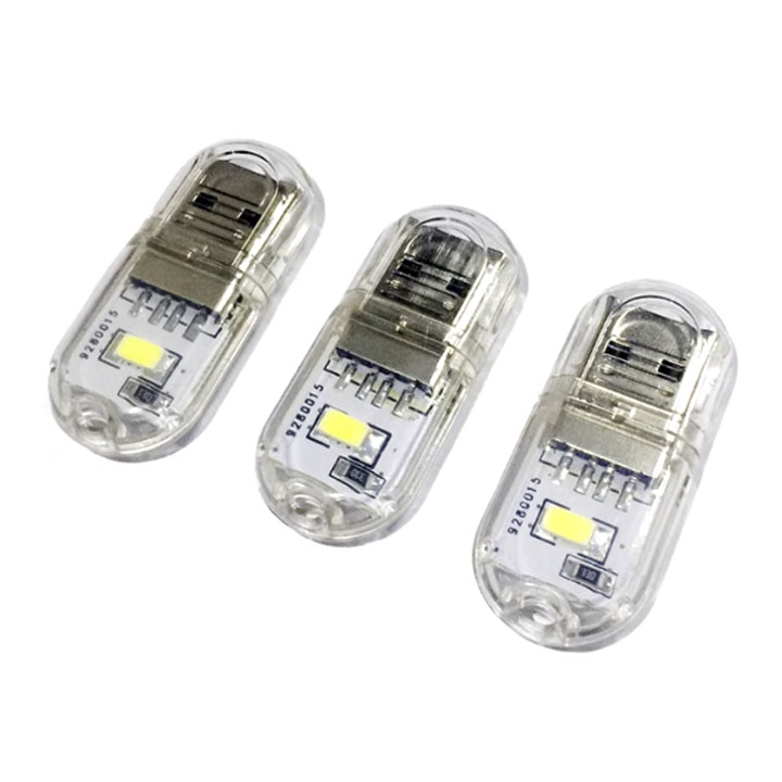Đèn Led USB 2 Led Chiếu Sáng Làm Mô Hình