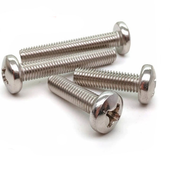 Ốc vít M2 inox 304 - đầu tròn chữ thập