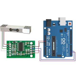 Bộ Cảm Biến Cân Nặng Loadcell 1kg / 5kg + Khung Bàn Cân Mica