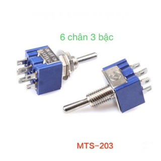 Công tắc gạt 3 chân / 6 chân 6A ( 2 trạng trái, 3 trạng thái )