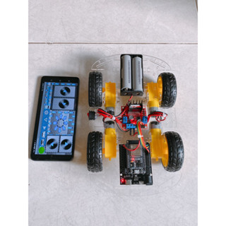 Bộ linh kiện xe điều khiển bằng bluetooth / bộ khung xe robot