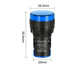 Đèn báo AD16-16C 12V, 24V, 220V