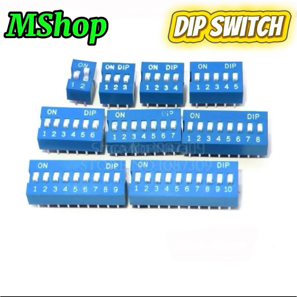 [ nhiều phân loại ] Công tắc Dip Switch xanh