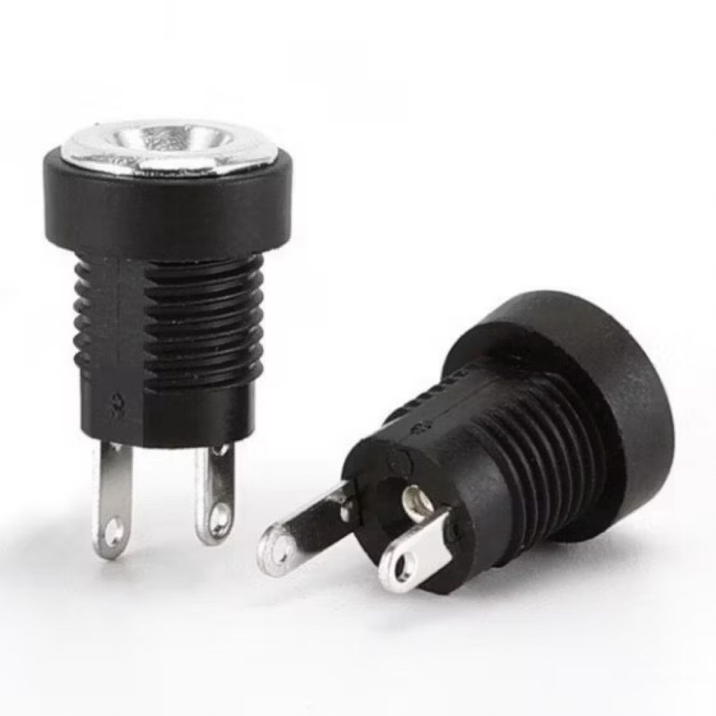 Jack nguồn DC - 022B  5.5x2.1mm / 5.5x2.5mm