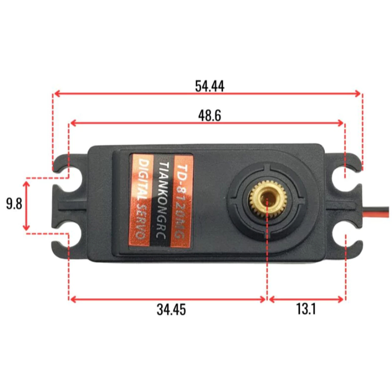 Động cơ RC servo TD8120MG 180 độ 20kg