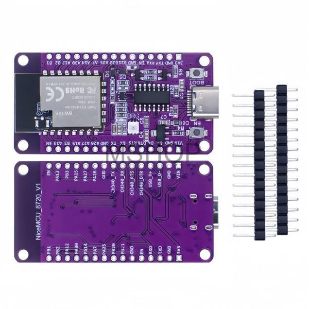 Mạch thu phát Dual-band Wi-Fi + Bluetooth SoC RTL8720DN BW16
