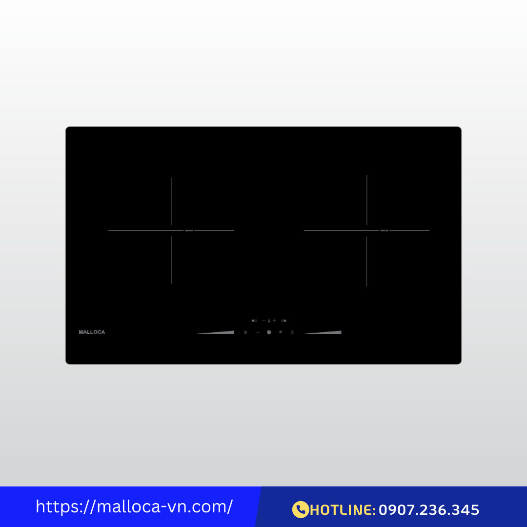 Bếp kính âm 2 từ Malloca MI7302EMS