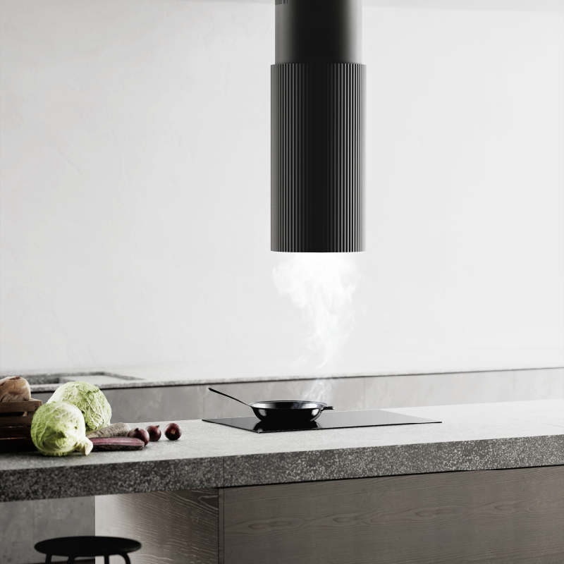 Máy hút khói khử mùi – treo độc lập Malloca Monoblack K-382B