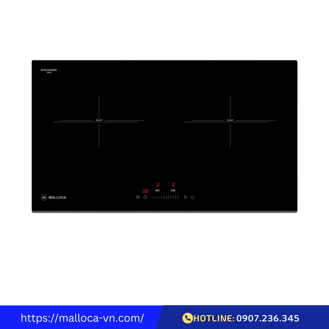 Bếp kính âm 2 điện MH-732 RN