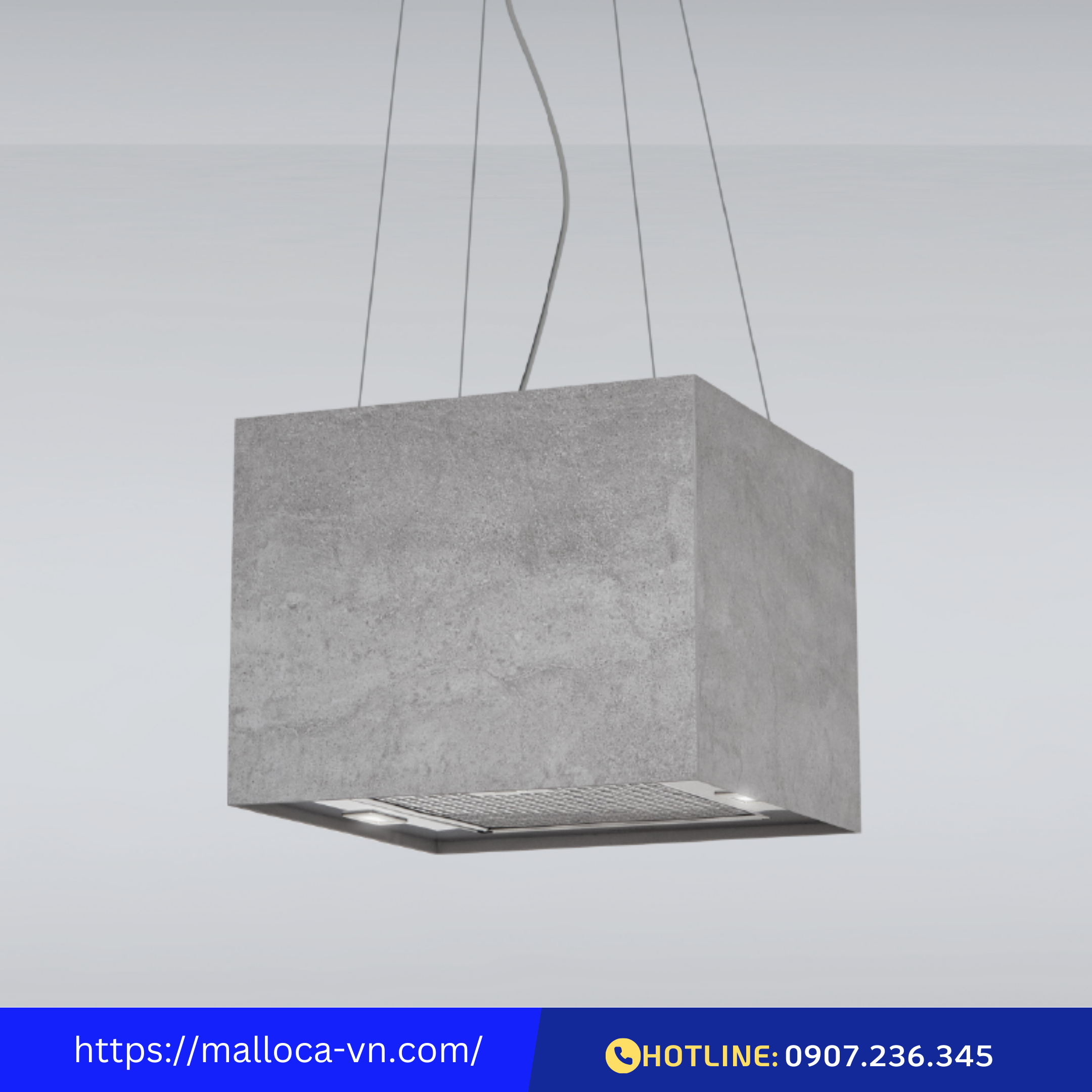 Máy hút mùi Malloca CONCRETE K-400