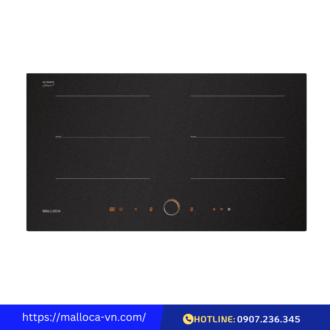 Bếp từ 2 vùng nấu Malloca MI7502ES