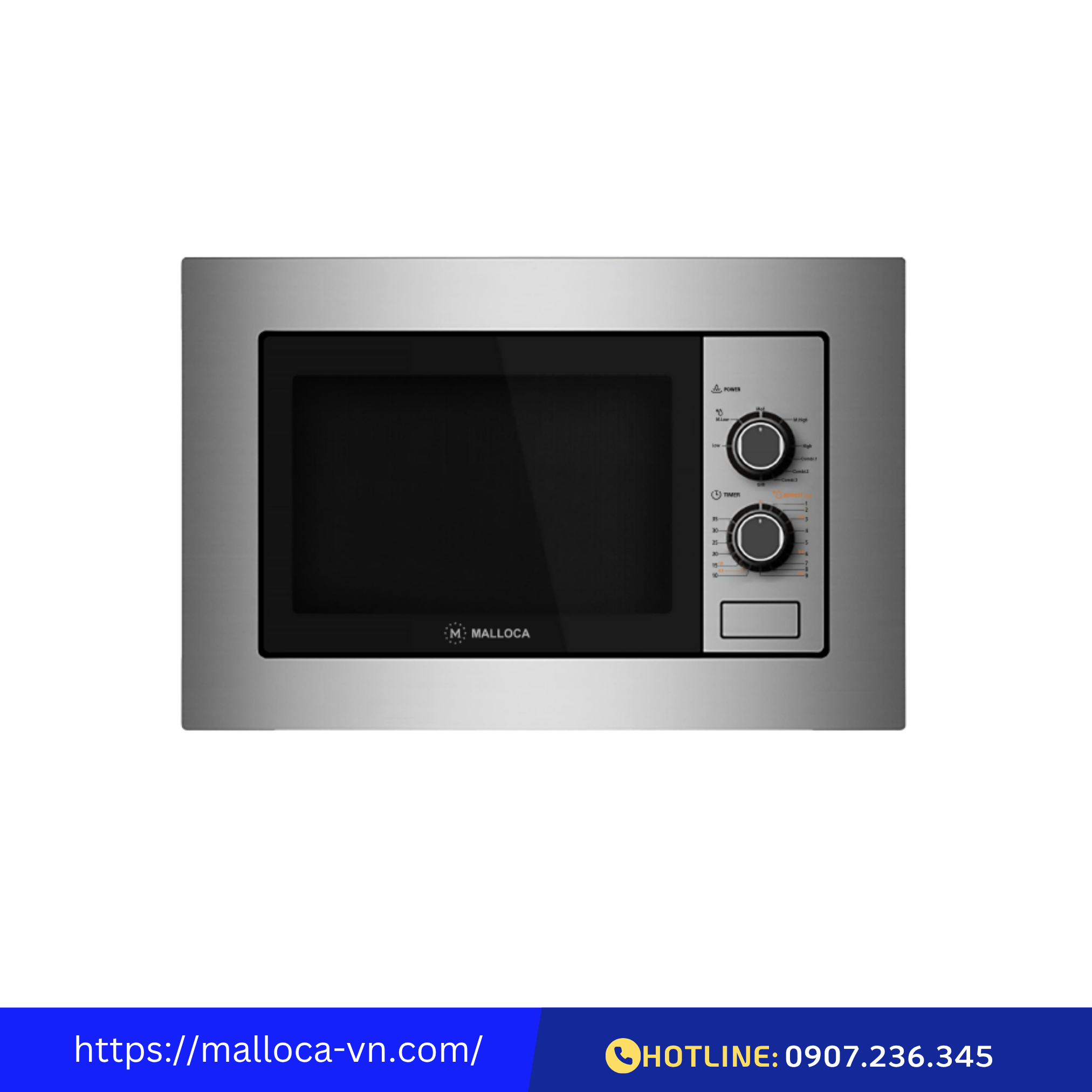 Lò vi sóng âm tủ Malloca MW820ECO
