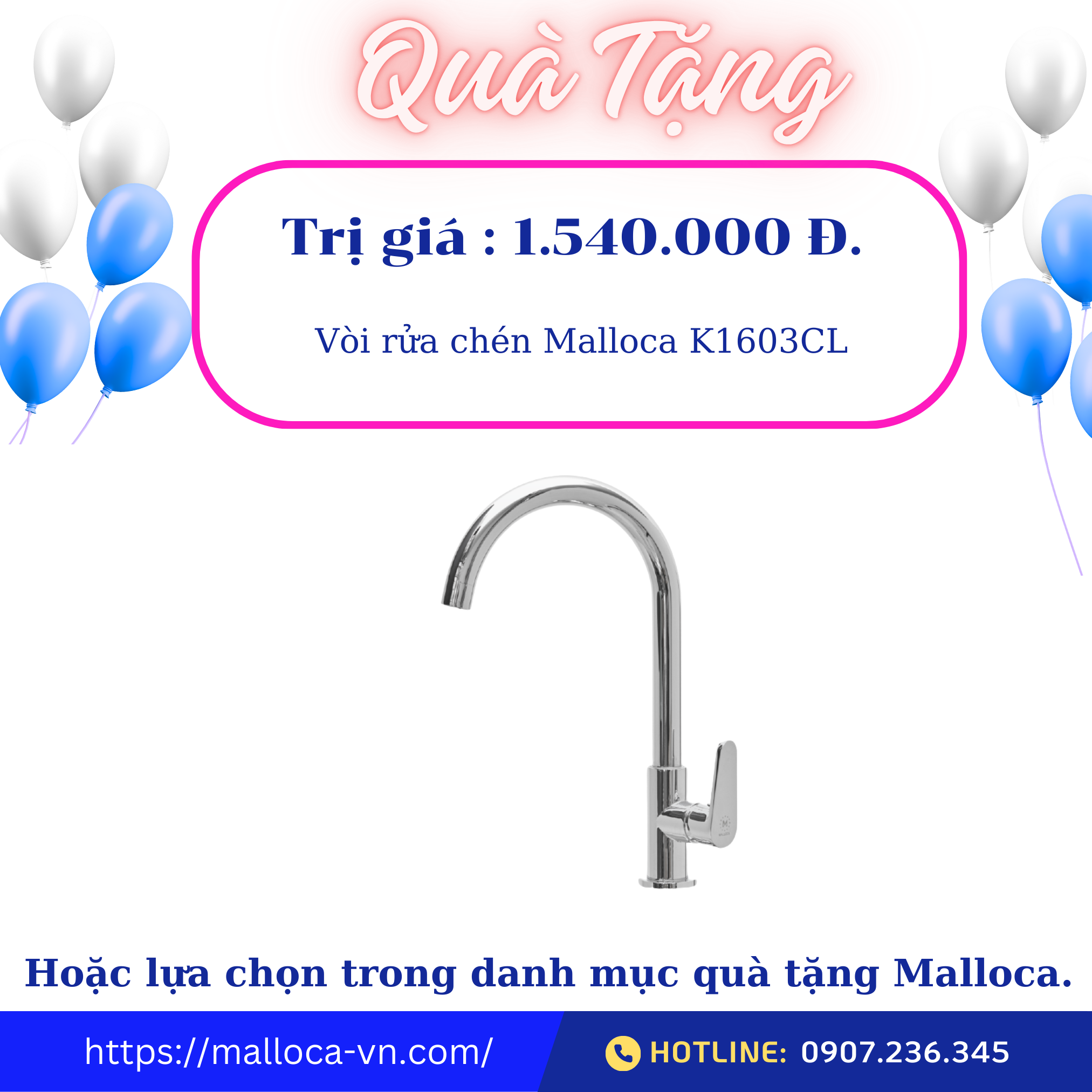 Chậu rửa chén Malloca MS 8809