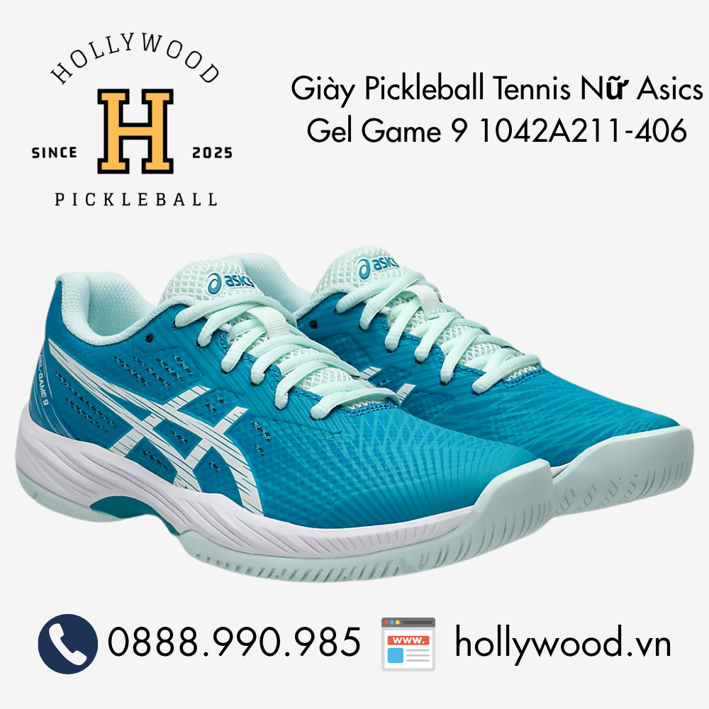 Giày Tennis Pickleball Nữ Asics Gel Game 9 1042A211-406