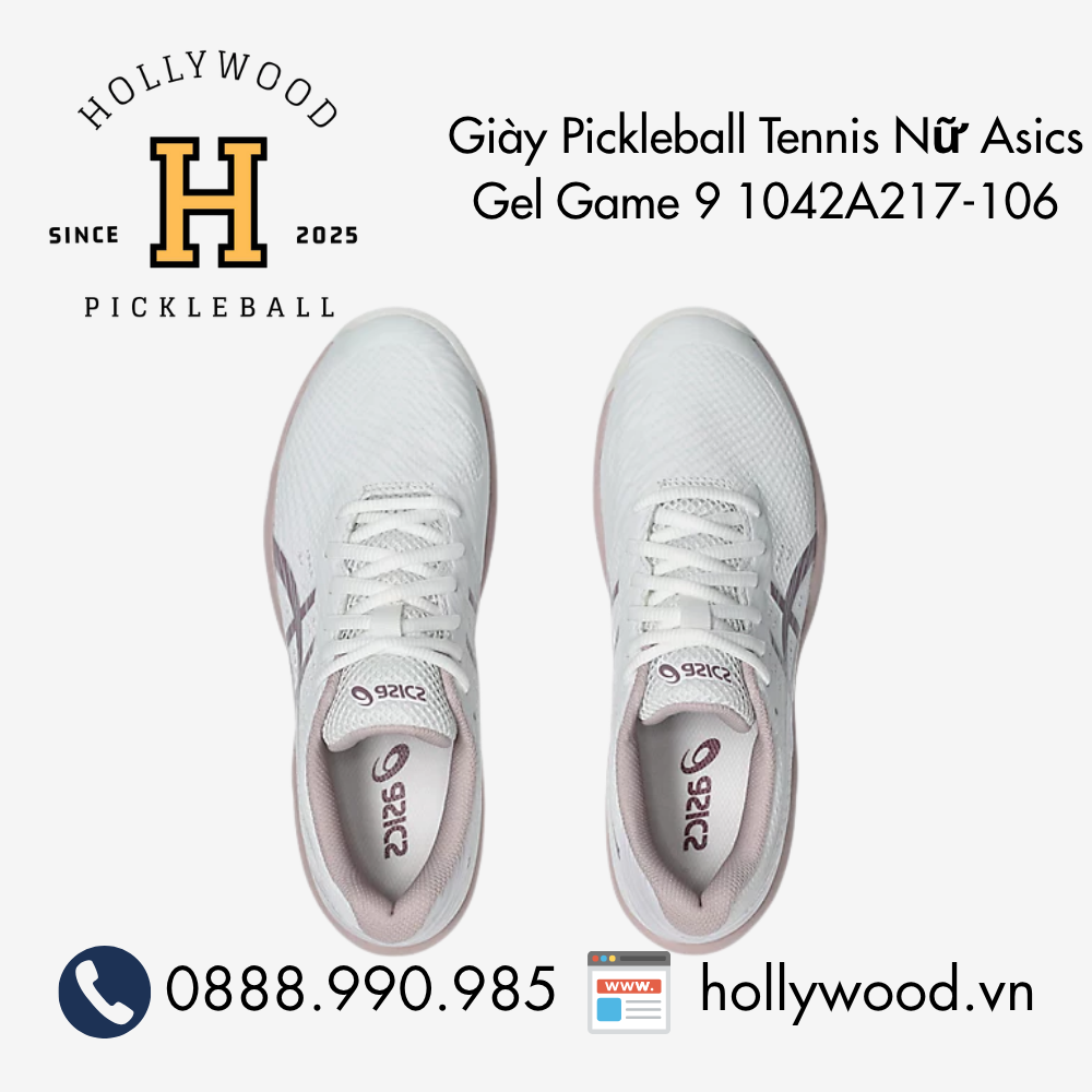 Giày Tennis Pickleball Nữ Asics Gel Game 9 1042A217-106