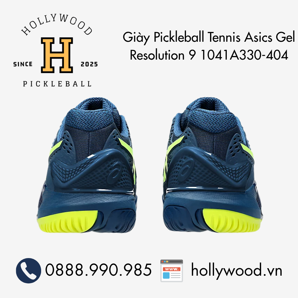 Giày Tennis Pickleball Asics Gel Resolution 9 1041A330-404
