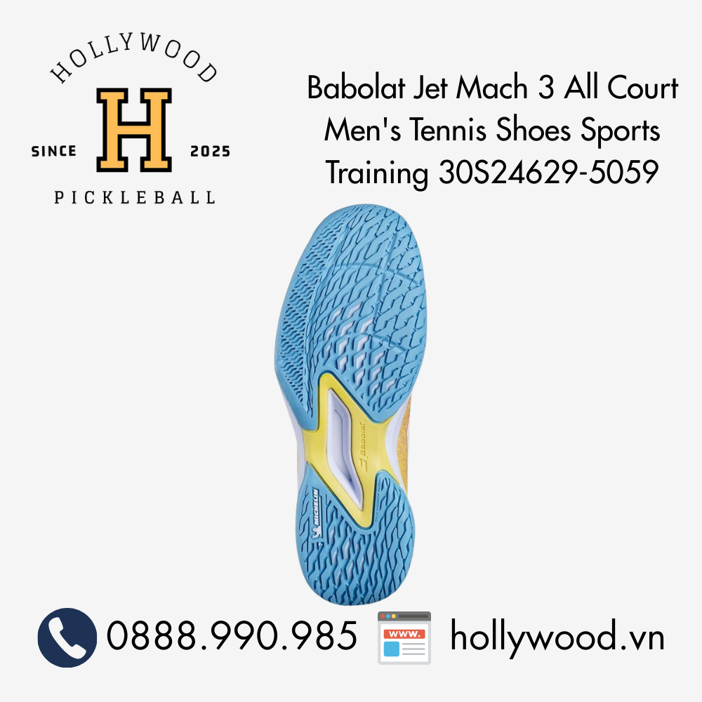 Babolat Jet Mach 3 All Court Men's Tennis Shoes Sports Training 30S24629-5059