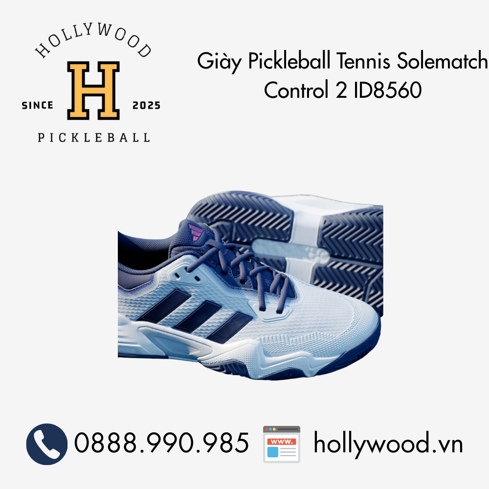 Giày Pickleball Tennis Solematch Control 2 ID8560
