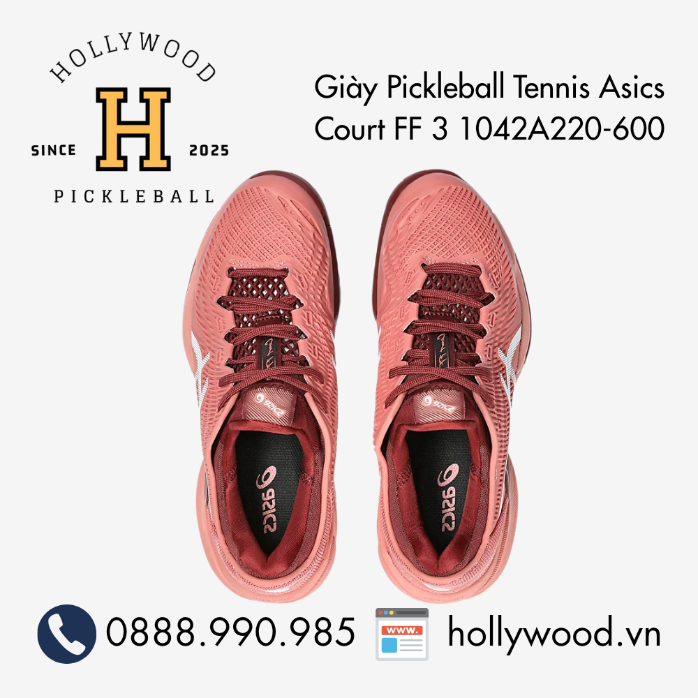 Giày Tennis Pickleball Asics Court FF 3 1042A220-600
